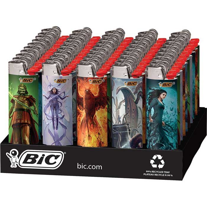 Bic Lighter Supernatural Fantasy - Display of 50ct