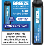 Breeze Pro Edition Disposable Vape - Display of 10 (MSRP $17.99 Each)
