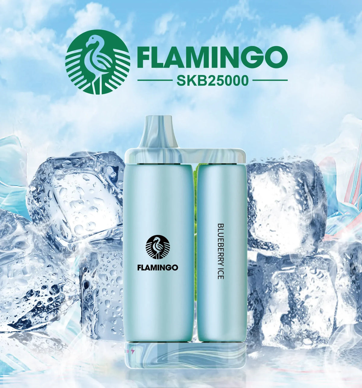 spiked flamingo vapes blue diamond Smok Priv Bar Turbo Blue Razz Lemon main image 0