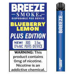 Breeze Plus Edition 0% Nicotine - Display of 10 (MSRP $9.99 Each)