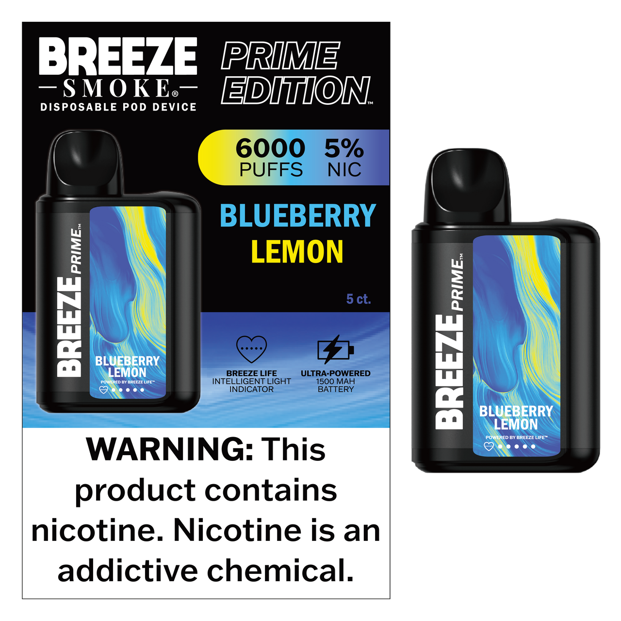 Breeze Prime Edition - Display of 5 (MSRP $19.99 Each)