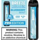 Breeze Pro Edition Disposable Vape - Display of 10 (MSRP $17.99 Each)