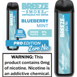 Breeze Pro Edition 0% Nicotine - Display of 10 (MSRP $17.99 Each)