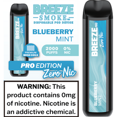 Breeze Pro Edition 0% Nicotine - Display of 10 (MSRP $17.99 Each)