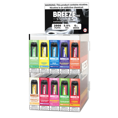 Breeze Pro Edition Pre-Filled Display Case - Display of 100 (MSRP $17.99 Each)