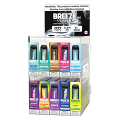 Breeze Pro Edition Pre-Filled Display Case - Display of 100 (MSRP $17.99 Each)