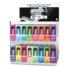 Breeze Pro Edition Pre-Filled Display Case - Display of 160 (MSRP $17.99 Each)