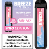 Breeze Pro Edition Disposable Vape - Display of 10 (MSRP $17.99 Each)
