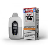 Fifty Bar V2 x Texas Edition 20K Puffs Disposable Vape - Display of 5