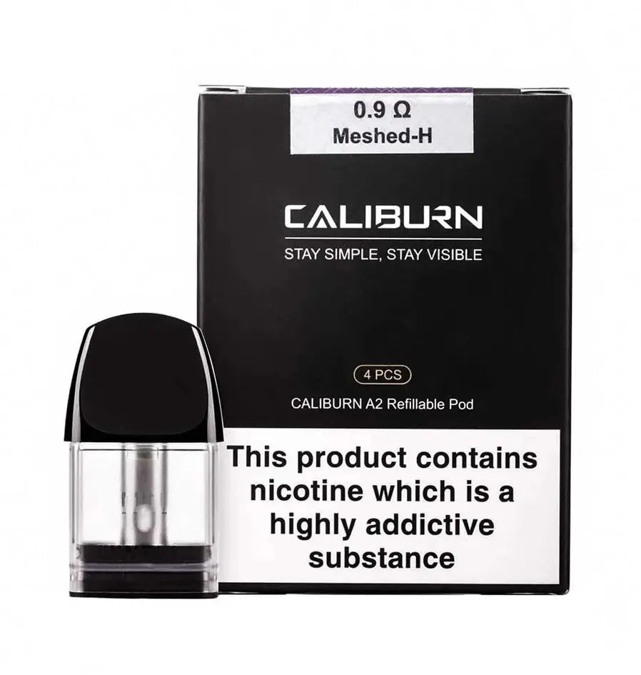 Uwell Caliburn A2 Replacement Cartridge Pods 2mL - Pack of 4 (MSRP $19.99)