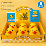 Giant Duck Squishy Toy - Display of 6