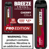 Breeze Pro Edition Disposable Vape - Display of 10 (MSRP $17.99 Each)