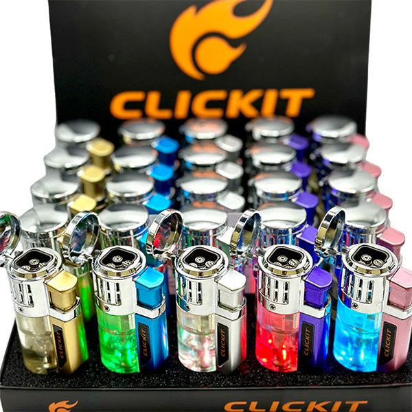 Clickit LED Quad Torch - Display of 25 (MSRP $11.99 Each)