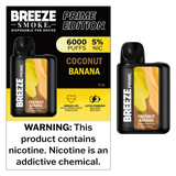 Breeze Prime Edition Disposable Vape - Display of 5 (MSRP $19.99 Each)