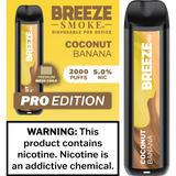 Breeze Pro Edition Disposable Vape - Display of 10 (MSRP $17.99 Each)
