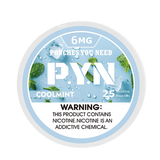 PYN Nicotine Pouches - 25 Pouches Per Can/Pack of 5 Cans (MSRP $5.99 Each)