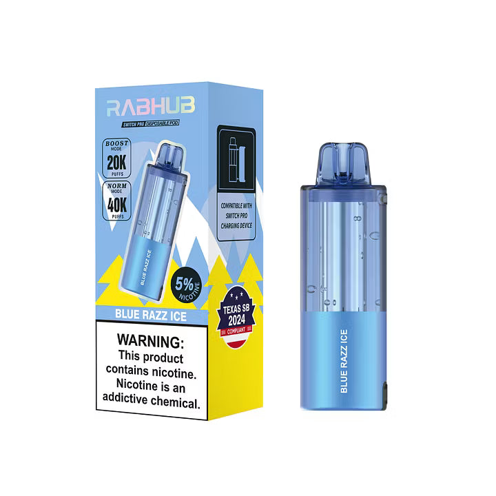 Rabhub 40k Replacement Pods - Display of 5 (Fits Foger Kit)