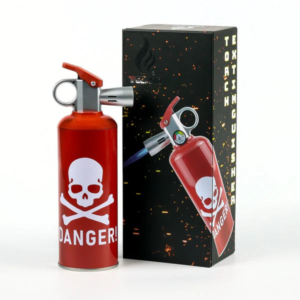 Techno Torch Fire Extinguisher Torch Lighter - Assorted Design (MSRP $39.99)