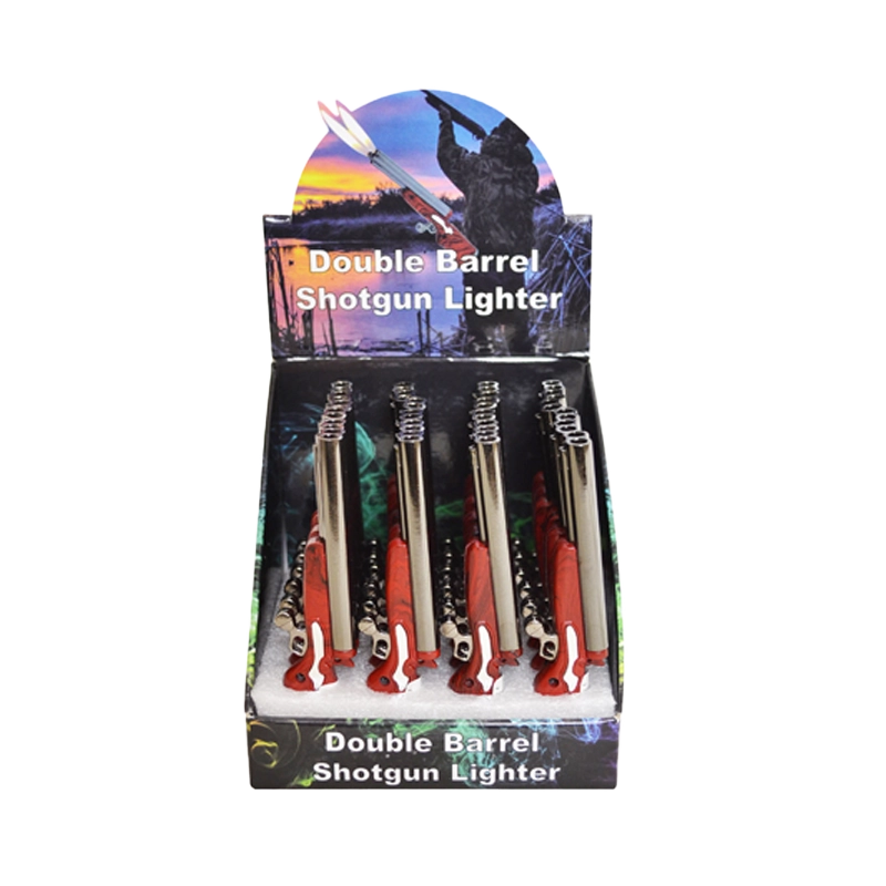 Double Barrel Shotgun Lighter - Display of 24 (MSRP $9.99 Each)