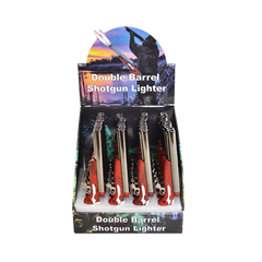 Double Barrel Shotgun Lighter - Display of 24 (MSRP $9.99 Each)