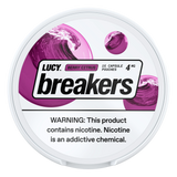 Lucy Breakers Nicotine Pouches - 15 Pouches Per Can / Sleeve of 5 Cans (MSRP $6.99 Each)
