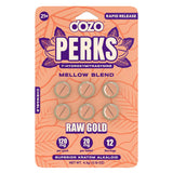 Raw Gold: Dozo Perks 7-Hydroxy 20mg Tablets – 6ct Pack, Raw Gold Flavor, 10-Pack Display (Wholesale).