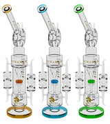 Tsunami 20in Glass Water Pipe Sprinkler Shower Head Recycler Green (MSRP $239.99)