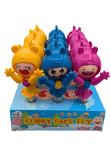 Kids Boom Funny Animal Face Candy Toy - Display of 15 (MSRP $3.99 Each)