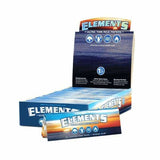 Elements Ultra Thin Rice Rolling Papers 1 1/4" - Display of 25