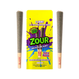 Zour Stash 1.5g THCA Diamond Prerolls (Pre Priced $7.99)- 2 Pack / Display of 10