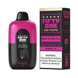Fifty Bar V2 Powered by Beard Vape Co. 20K Puffs Disposable Vape - Display of 5 (MSRP $19.99 Each)