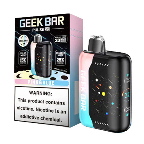 Geek Bar Pulse X 25K Puffs Disposable Vape - Display Of 5 (MSRP $29.99 Each)