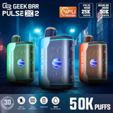 Geek Bar Pulse X 2 50K Puffs Disposable Vape - Display of 5