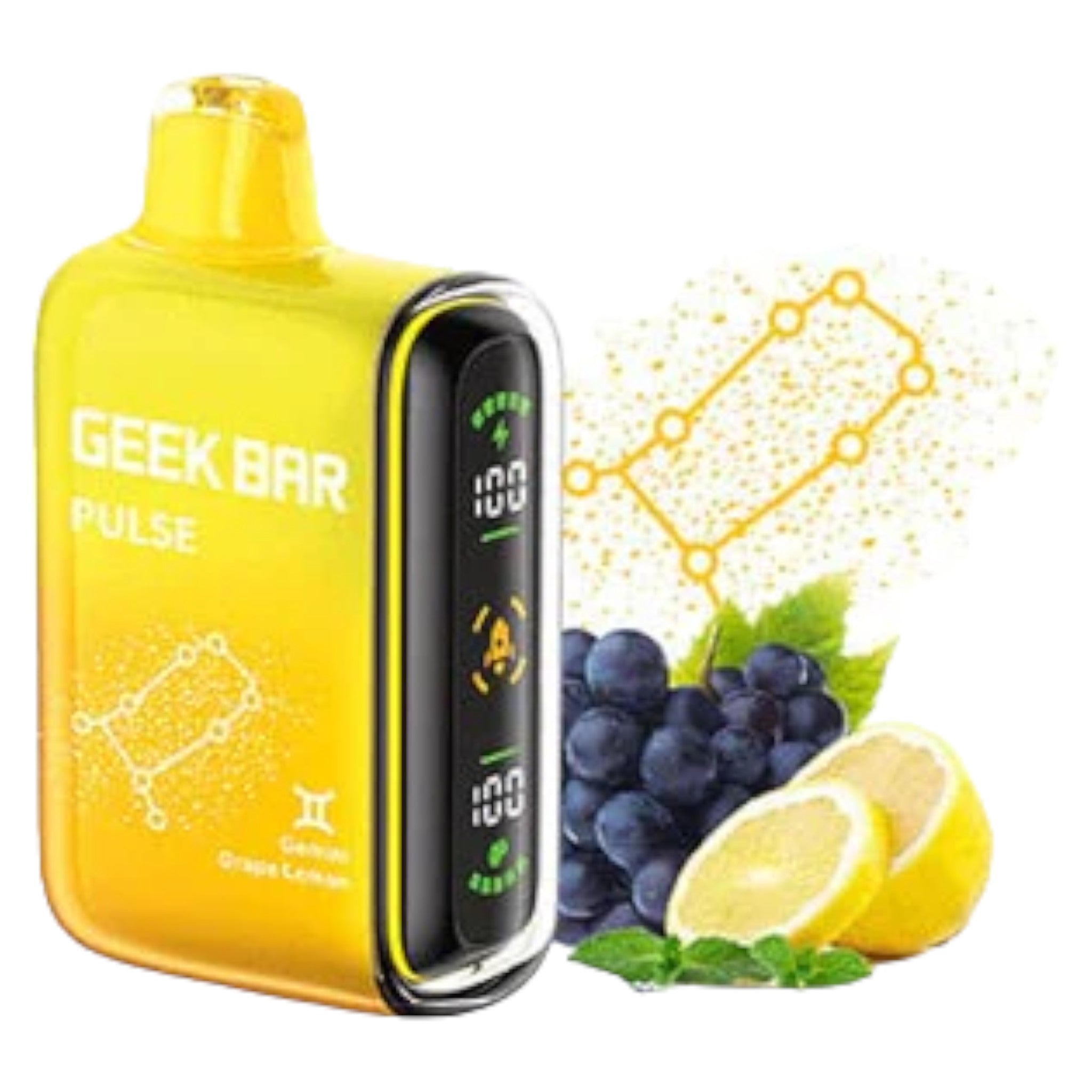 Geek Bar Pulse 15K Puffs Disposable Vape - Display of 5 (MSRP $29.99 Each)