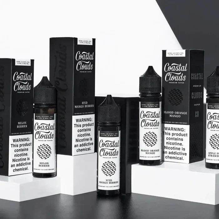 Coastal Clouds Premium E-Liquid 60mL (MSRP $19.99 Each)