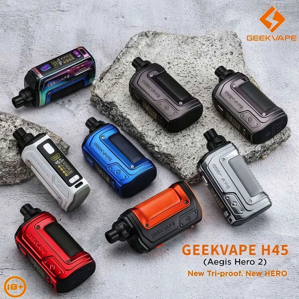 GeekVape H45 Aegis Hero 2 Classic 45W Pod System Kit (MSRP $38.99)