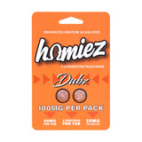 Homiez Dubz 7-Hydroxy Kratom Alkaloids Tablets 100mg - Pack of 2 / Display of 20 (MSRP $24.99 Each)
