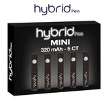 Hybrid Pen Mini 320mAh 510 Adjustable Battery - Display of 5