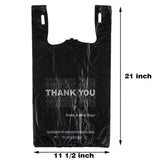 Large Thank You T-Shirt Bags (11.5"x6.5"x21") - Box of 1000 Bags