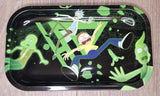 Ricky Morty Metal Rolling Tray