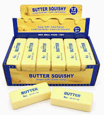 Butter Squishy Toy - Display of 12