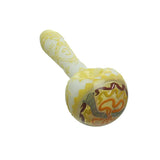 4" IDGAF Marble Hand Pipe (HPQ0001) - Display of 25