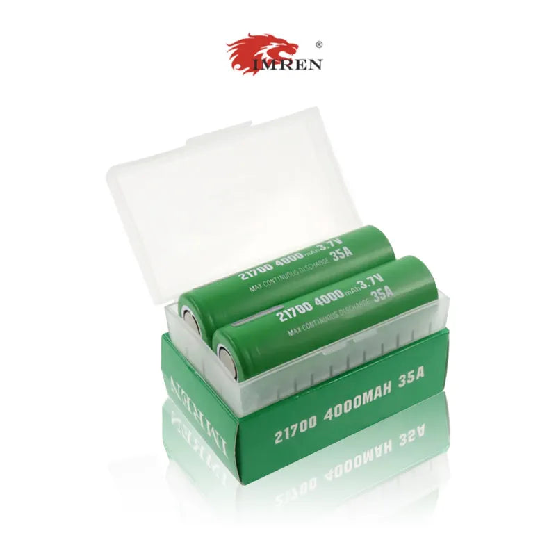 IMREN 21700 4000mAh 35A Li-ion Rechargeable Battery - Pack of 2