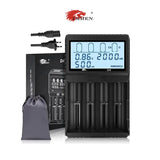 IMREN D4 QC Li-ion Rechargeable Battery Charger - 4 Slot (MSRP $24.99)