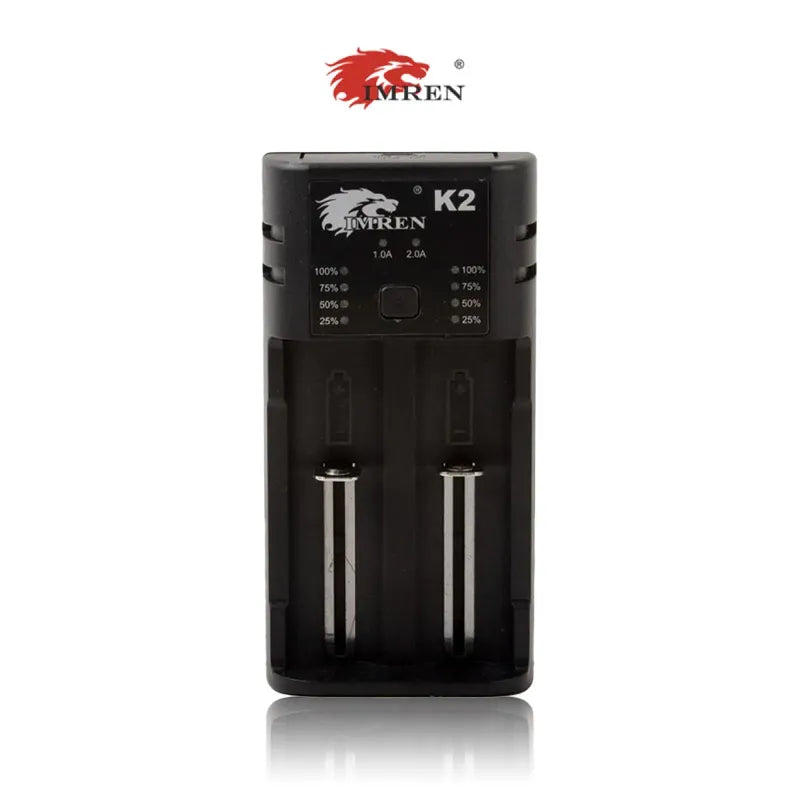 IMREN K2 Li-ion Rechargeable Battery Charger - 2 Slot (MSRP $8.00)
