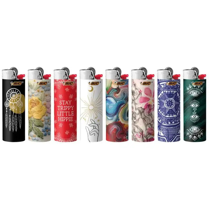 Bic Lighter Bohemian - Display of 50