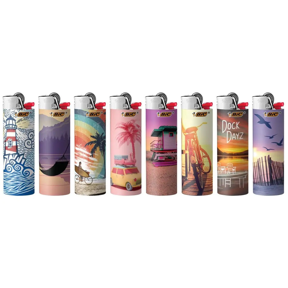 Bic Lighter Vacation - Display of 50