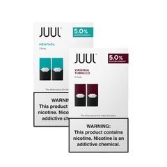 Juul Prefilled Replacement Pods 2pk - Display of 8 (MSRP $9.99 Each)