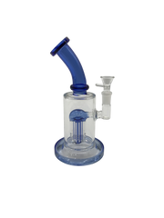 Glass Bong 9in Blue Spehar Design (MSRP $29.99)