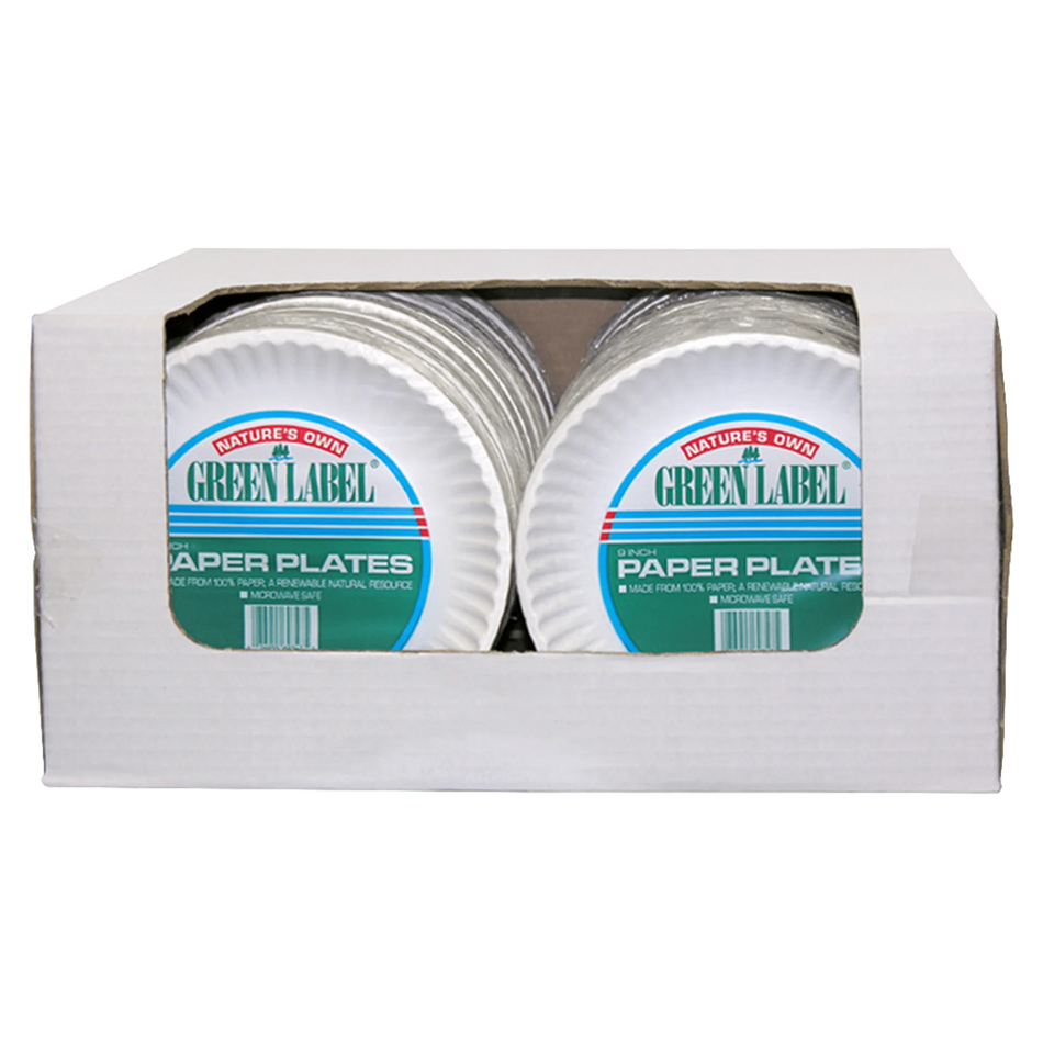 Paper Plates 6" 80ct Green Label